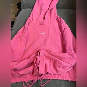 pink sweatshirt
